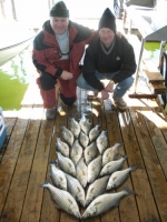Stripers, catfish and a smallmouth caught on Lake Texoma with fishing guide Brian Prichard