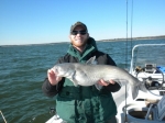 Stripers, catfish and a smallmouth caught on Lake Texoma with fishing guide Brian Prichard